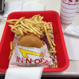 I had my first In-N-Out experience and it lived up to the hype!